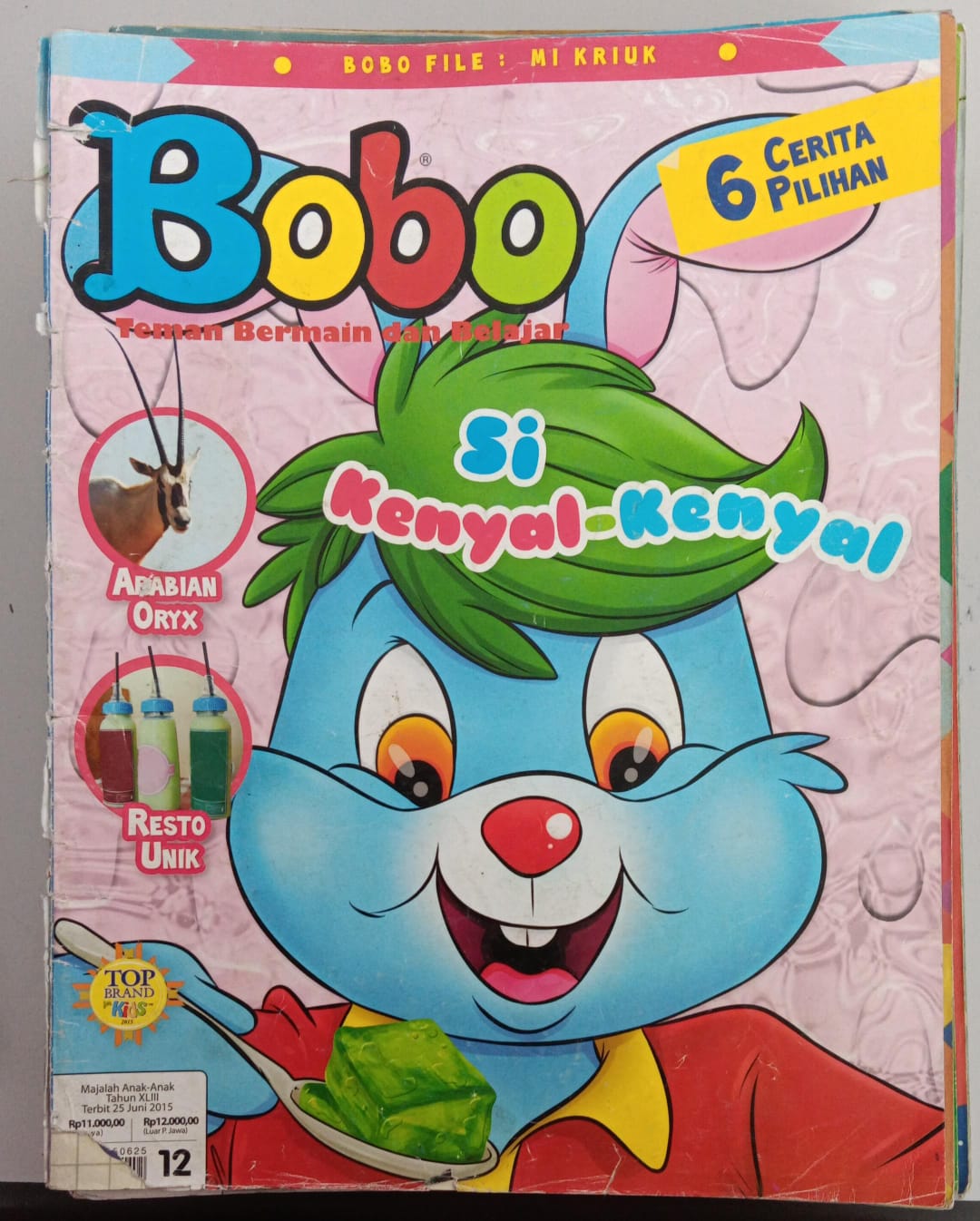 Bobo 12 - 2015 ; Teman Bermain dan Belajar
