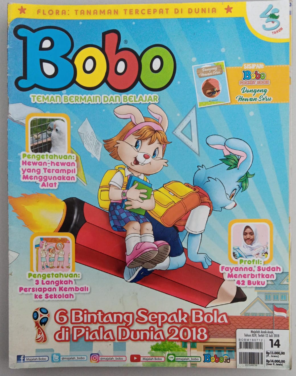 Bobo 14 - 2018 ; Teman Bermain dan Belajar