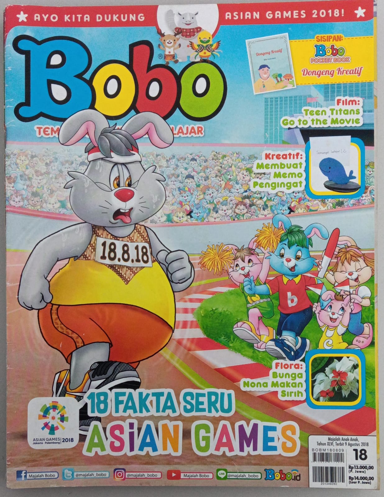 Bobo 18 - 2018 ; Teman Bermain dan Belajar