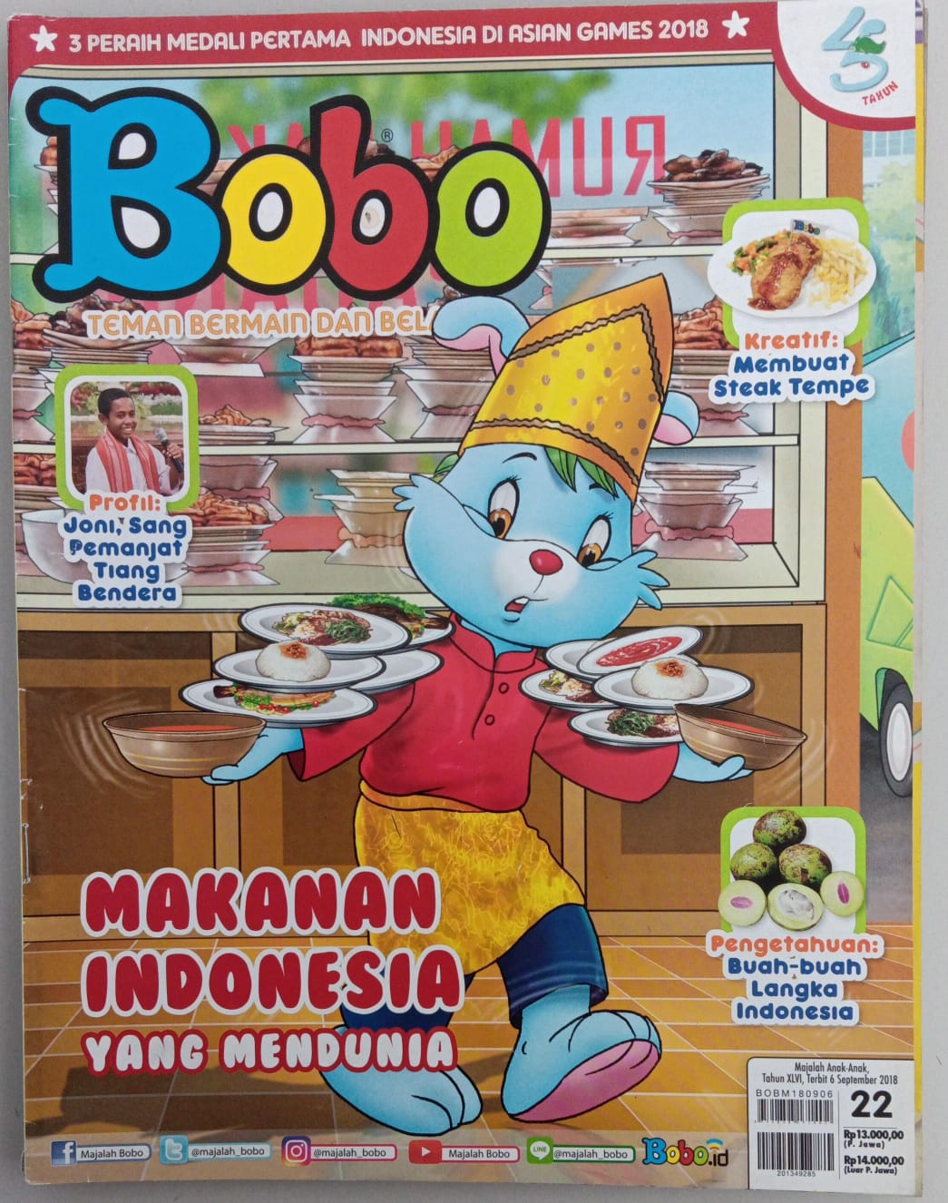 Bobo 22 - 2018 ; Teman Bermain dan Belajar
