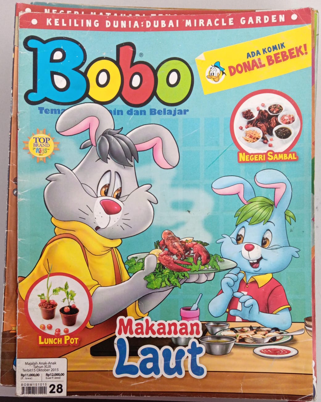 Bobo 28 - 2015; Teman Bermain dan Belajar