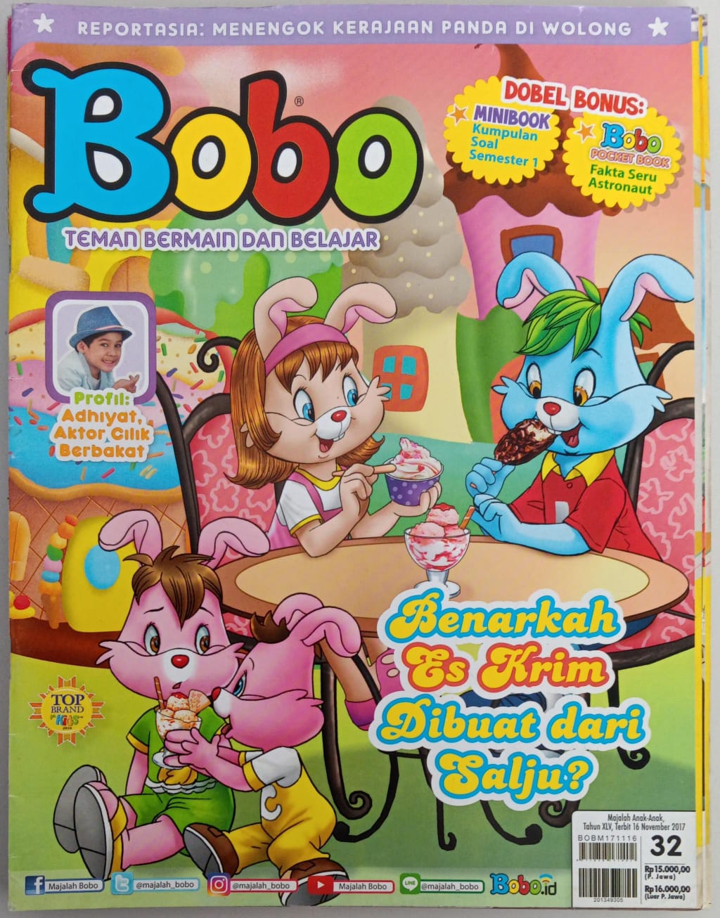 Bobo 32 - 2017 ; Teman Bermain dan Belajar