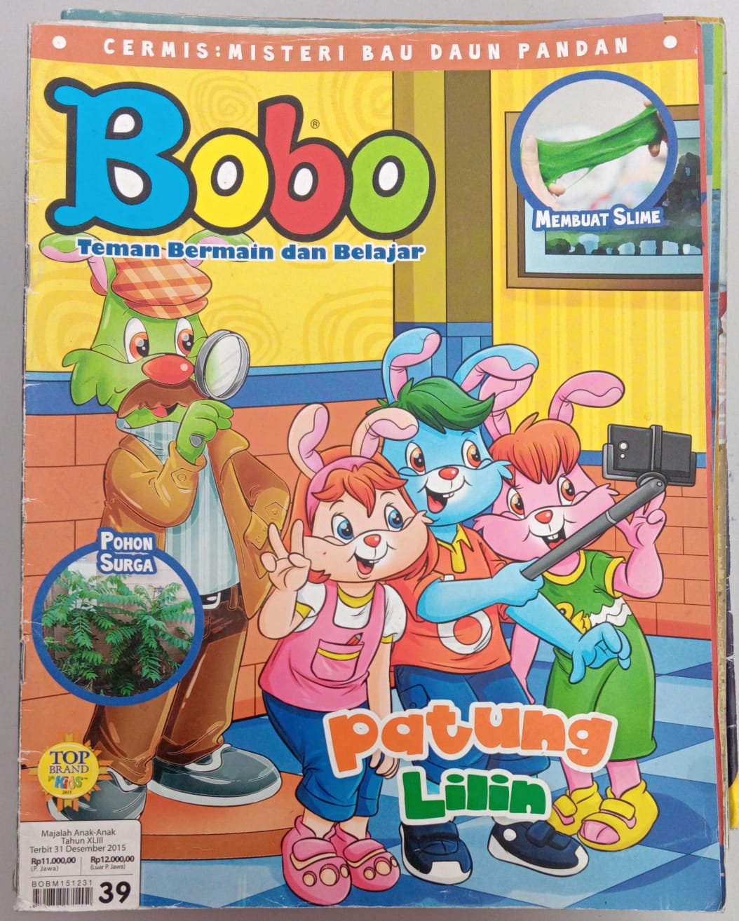 Bobo 39 - 2015; Teman Bermain dan Belajar