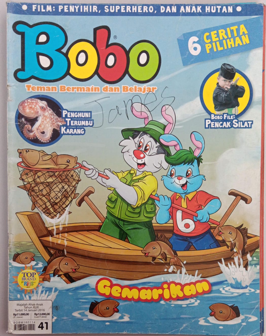 Bobo 41 - 2016 ; Teman Bermain dan Belajar