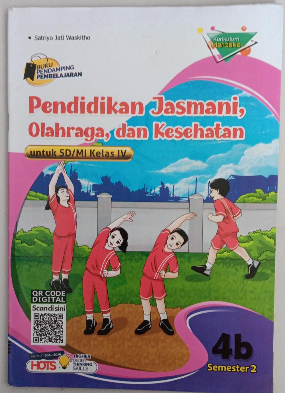 Buku Pendamping Pembelajaran ; Pendidikan Jasmani, Olahraga, dan Kesehatan ; untuk SD/MI kelas IV ; 4b