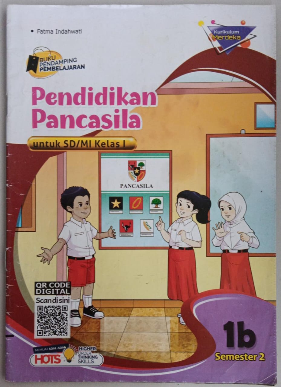 Buku Pendamping Pembelajaran ; Pendidikan Pancasila 1b; untuk SD/MI kelas 1