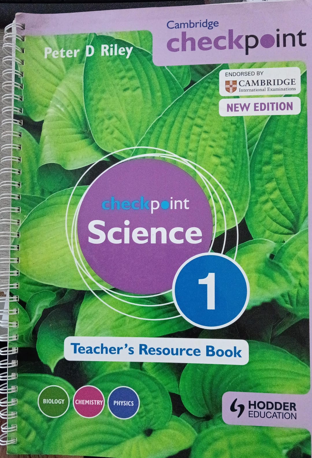 Checkpoint Science 1 ; Teacher's Resource Book ; Cambridge checkpoint