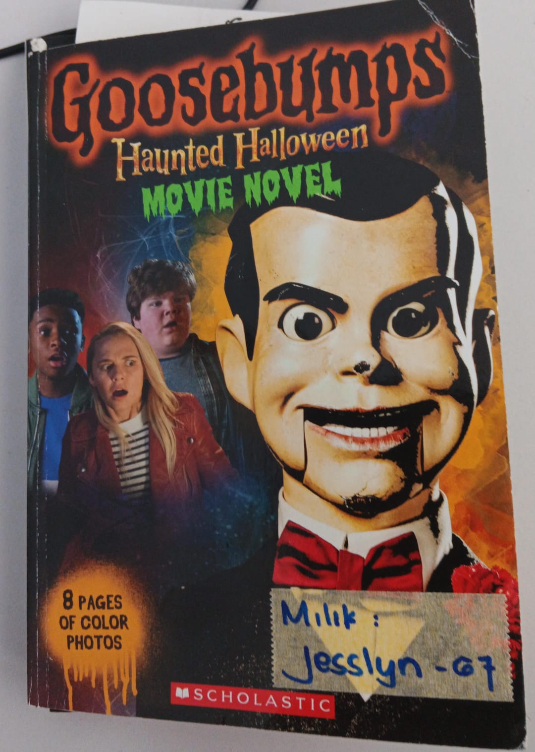 Goosebumps ; Hauntend Halloween ; Movie Novel