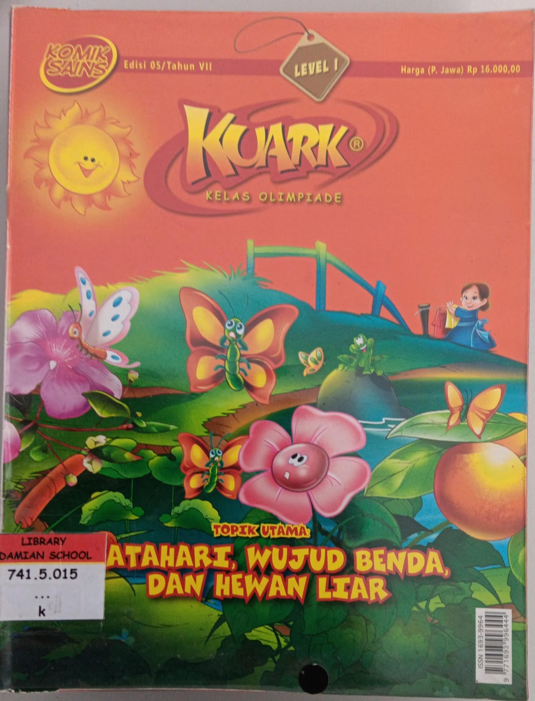 Level 2; Edisi 02; Tahun VI; Kuark Komik Sains ; Matahari, Wujud Benda dan Hewan Liar